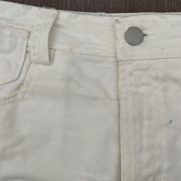 Zara white denim mini skirt - Picture 2 of 4